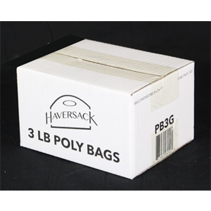 3LB CLEAR POLY BAGS